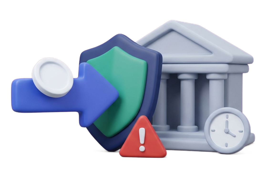 Перевод, остановленный банковским щитом, и отсчёт срока обращения в банк